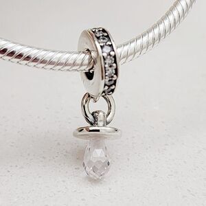 Pandora Baby Pacifier Charm  with pouch
